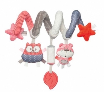 Підвіска-спіраль Canpol Babies Pastel Friends, кораловий (68/064_cor) - Pampik