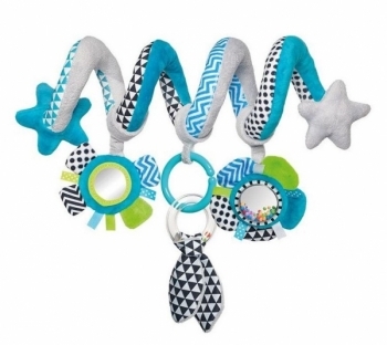 Підвіска-спіраль Canpol Babies Zig Zag, блакитний (68/063_blu) - Pampik