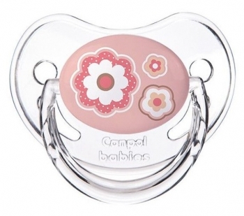 Силіконова анатомічна пустушка Canpol Babies Newborn Baby, 6-18 міс., рожевий (22/566_pin) - Pampik