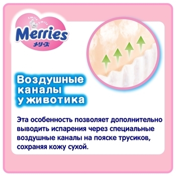 Підгузки-трусики Merries M (6-11 кг), 28 шт. - Pampik - 5