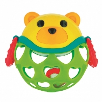 Игрушка-погремушка Canpol Babies Мишка, зеленый (79/101_gre) - Pampik