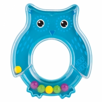 Брязкальце-прорізувач Canpol Babies Сова, синій (2/187_blu) - Pampik