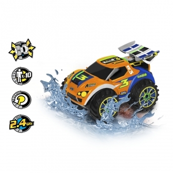 Машина-амфібія на радіокеруванні Road Rippers Nano VaporizR 3 orange (10011) - Pampik - 6