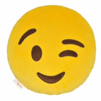 Декоративная подушка-эмоджи Tigres Flirt (ПД-0315) - Pampik