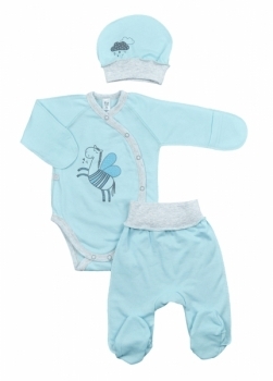 

Комплект Sweet Mario Лошадки, футер, р.56, бирюзовый (3-11-1)