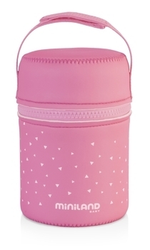 Термос для їжі Miniland Thermetic Pink, з контейнерами, 700 мл (89227) - Pampik - 2
