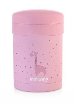 Термос для їжі Miniland Thermetic Pink, з контейнерами, 700 мл (89227) - Pampik - 3