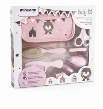 Набір для догляду за дитиною Miniland Babykit, рожевий (89125) - Pampik - 12
