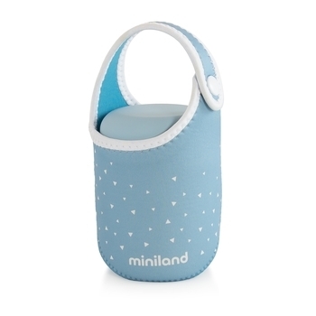 Термос для їжі Miniland Silky Food Mini Blue, 280 мл (89244) - Pampik - 3