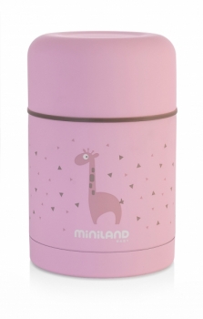 Термос для їжі Miniland Silky Food Pink, 600 мл (89222) - Pampik - 2