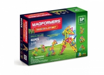 

Магнитный конструктор Magformers Неоновые цвета, 60 элементов (703003