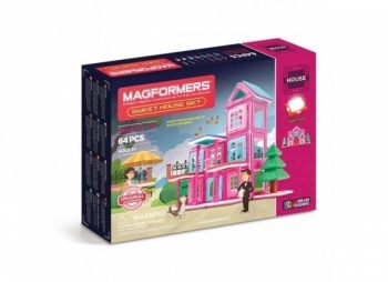 

Магнитный конструктор Magformers Дом, милый дом, 64 элемента (705001