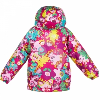Термокуртка Huppa Classy, ​​р.122, фуксія з принтом (17710030-61363-122) - Pampik - 4