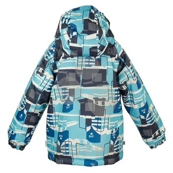 Термокуртка Huppa Classy, ​​р.110, блакитний з принтом (17710030-876-110) - Pampik - 2