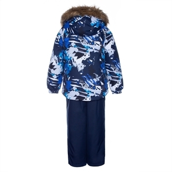Термокомплект Huppa Winter, р.98, темно-синій (41480030-92886-098) - Pampik - 2