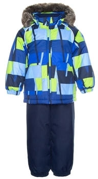 Термокомплект Huppa Avery, р.74, синій з принтом (41780030-92735-074) - Pampik