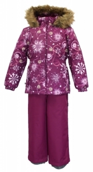 Термокомплект Huppa Wonder, р.128, бордовий (41950030-94234-128) - Pampik