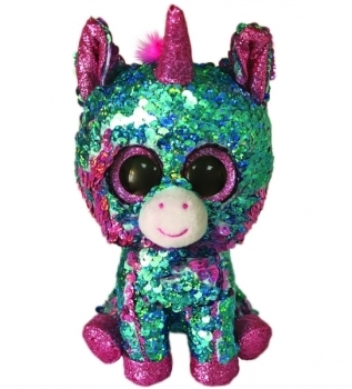 Мягкая игрушка TY Flippables Единорог Celeste, 15 см (36347) - Pampik