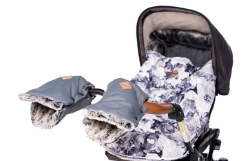 Варежки для коляски Huppa Gluuv, серый (81750020-00048-000) - Pampik - 3