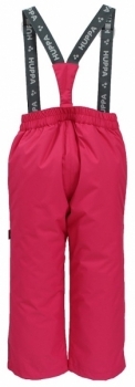 Штани на підтяжках Huppa Freja, поліестер, р.122, фуксія (21700016-00063-122) - Pampik - 2