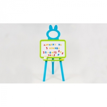 Мольберт Limo Toy 3в1 0703 UK-ENG, зелений з блакитним (21541) - Pampik - 3