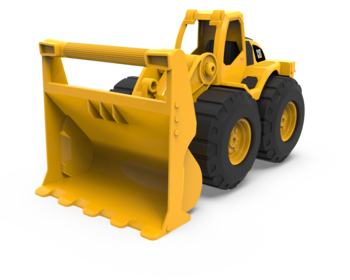 Погрузчик Funrise CAT Тяжелая техника, 38 см (82033) - Pampik - 5