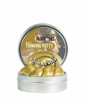 

Игрушечная масса для лепки Crazy Aaron's Thinking Putty Чистое золото, 45 г (SO020