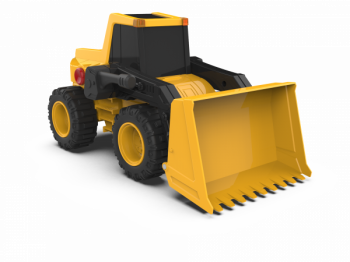 Колісний навантажувач Funrise CAT Потужні машини, зі світловими і звуковими ефектами, 30 см (82267) - Pampik - 3