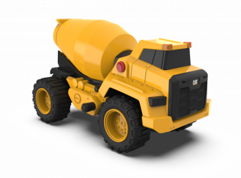 Цементовоз Funrise CAT Потужні машини, зі світловими і звуковими ефектами, 30 см (82269) - Pampik