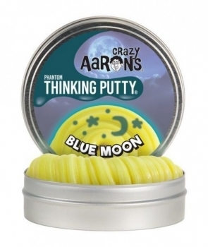 

Игрушечная масса для лепки Crazy Aaron's Thinking Putty Голубая Луна, 90 г (BM020