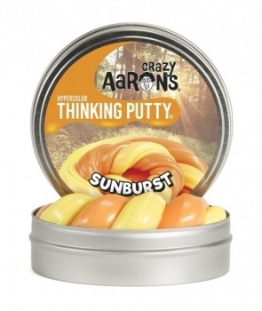 

Игрушечная масса для лепки Crazy Aaron's Thinking Putty Солнечный заряд, 90 г (SU020