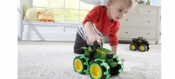 Трактор Tomy Monster Treads, з великими світлими колесами (46434B) - Pampik - 4