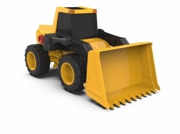 Колісний навантажувач Funrise CAT Потужні машини, зі світловими і звуковими ефектами, 30 см (82267) - Pampik