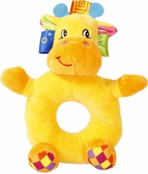 М'яка іграшка-брязкальце Lindo Жираф (F 1002 жираф) - Pampik