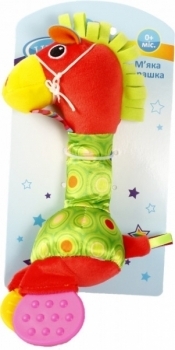 Мягкая игрушка-прорезыватель Lindo Лошадка (F 1004 коник) - Pampik - 2