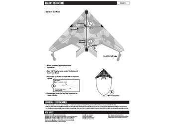Повітряний змій WindnSun Стелс (82304) - Pampik - 2