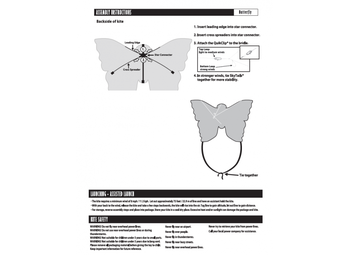 Повітряний змій WindnSun Метелик жовта Хвостатка (70504) - Pampik - 2