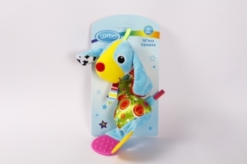 М'яке брязкальце Lindo Такса (F 1004 такса) - Pampik - 2