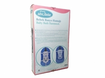Гамак для купання новонародженого Sevi bebe, синій (572-1) - Pampik - 10