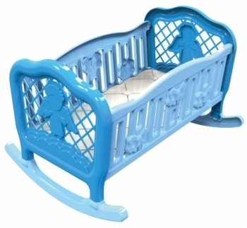 Ігровий набір ТехноК Колиска для ляльки, блакитний (4531) - Pampik