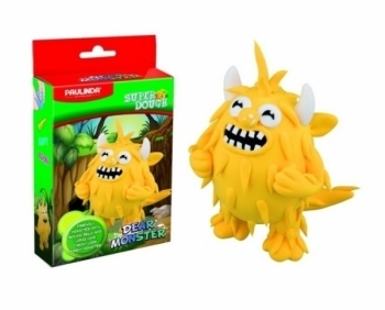 Маса для ліплення Paulinda Super Dough Dear Monster, жовтий (PL-081536-1) - Pampik