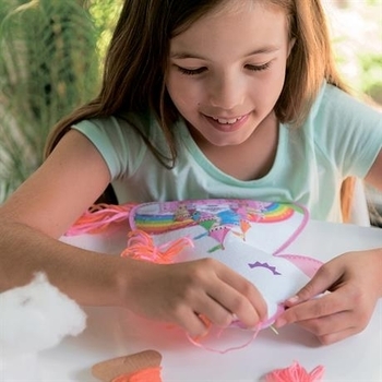 Набор для шитья 4M Подушка Единорог (00-04744) - Pampik - 2