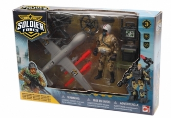 Ігровий набір Chap Mei Солдати Plane (545005) - Pampik