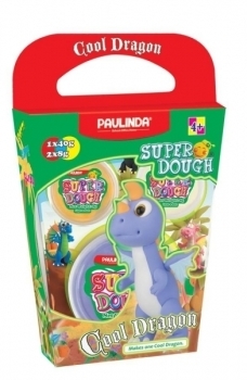 Маса для ліплення Paulinda Super Dough Cool Dragon, фіолетовий (PL-081378-18) - Pampik