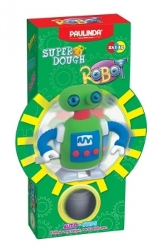Маса для ліплення Paulinda Super Dough Robot, зелений (PL-081178-5) - Pampik