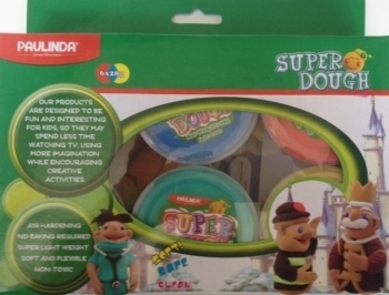 Маса для ліплення Paulinda Super Dough Крок за кроком Тварини (PL-081186) - Pampik