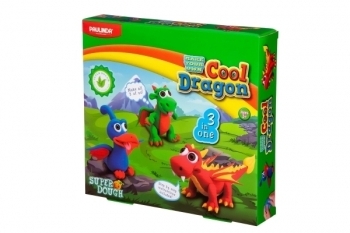 Масса для лепки Paulinda Super Dough Cool Dragon 3 в 1 (PL-081554) - Pampik