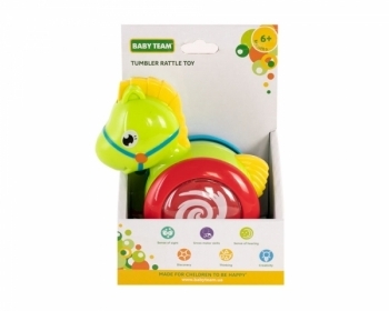 Іграшка-неваляшка Baby Team Конячка, зелений (8615 конячка) - Pampik