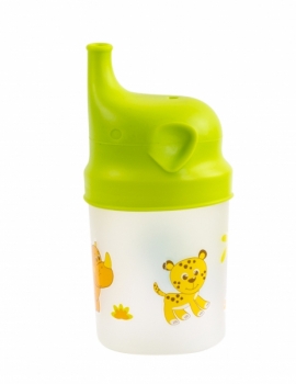 Стакан-поїльник Baby Team з силіконовою насадкою, 200 мл (5008) - Pampik - 3