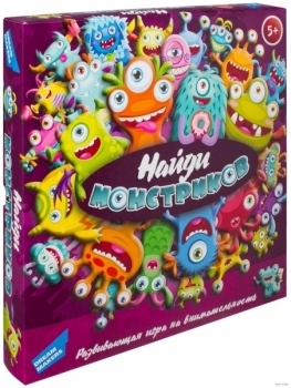 Настільна гра Dream Makers Board Games Знайди монстриків (1619_UA) - Pampik